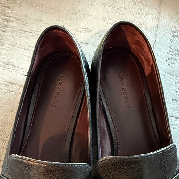 Tory Burch Perrine Black Leather Loafers - Picture 5 of 6